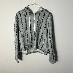 EUC Tommy Hilifiger Jeans Hoodie Sweatshirt Womens Juniors Large  L